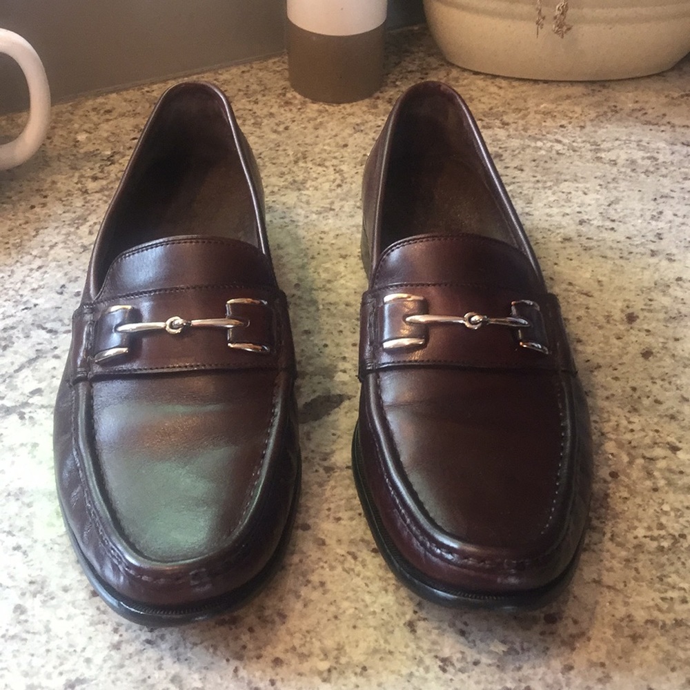 Men’s Cole Haan Brown Leather Drivers HorseBit